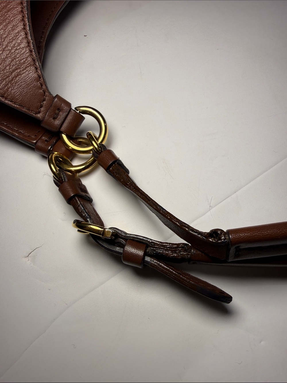 Salvatore Ferragamo Gancini Pleated Leather Hobo Bag - Picture 8 of 12